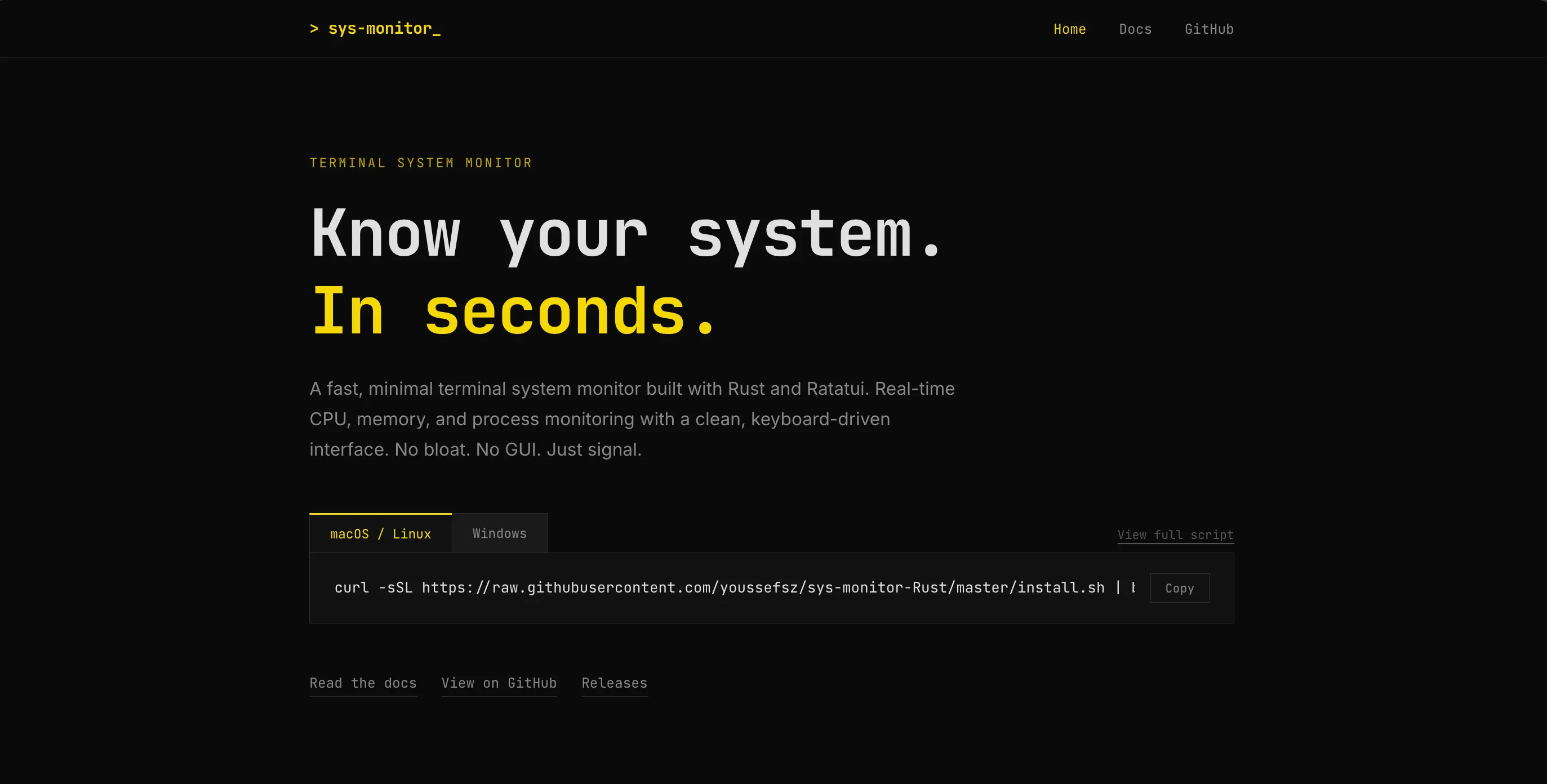 sys-monitor