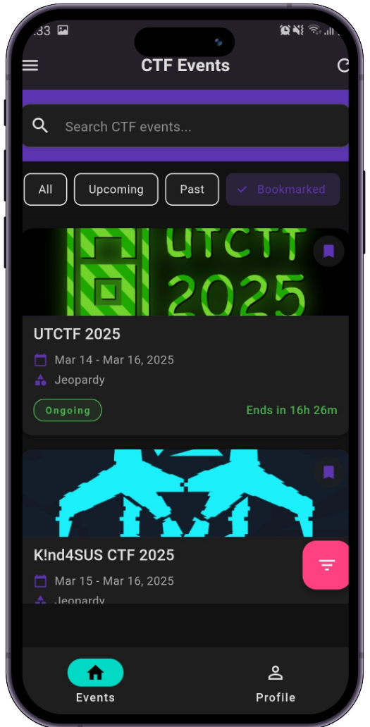 CTF Compass Event Dashboard